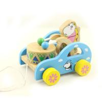 婴幼儿拖拉学步车10-12-18个月宝宝益智儿童玩具0-1-2岁男孩女孩 小奶牛