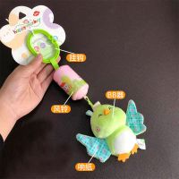 0-1岁新生婴儿玩具推车挂件宝宝挂饰床头铃安抚布艺吊床挂风铃 中风铃小鸟