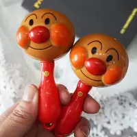 面包超人新生宝宝手摇铃响铃面包超人沙锤安抚玩具0-6-12月 面包超人沙锤(2个装)