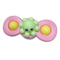 儿童转转乐可咬可戏水带铃铛婴幼儿指尖早教趣味游戏益智早教玩具 2叶章鱼转转乐(带摇铃)