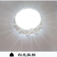 新款led简约现代过道灯创意走廊灯门厅玄关灯入户灯客厅筒灯射灯 暗装[吊顶开孔5到9cm] 直径16cm[3w白光]