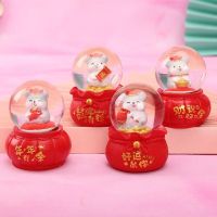 毕业宇宙星空独角兽自动飘雪水晶球灯光音乐盒生日礼物摆件少女心 小号+彩灯无音乐1个