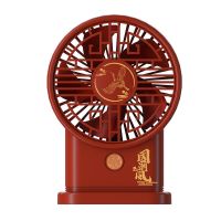 手持usb小风扇迷你充电随身静音学生上课宿舍床上大风可爱电风扇 [铂典低配版]颜色随机*续航短