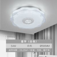 led吸顶灯卧室圆形客厅吸顶灯简约现代大气温馨房间灯走廊过道灯 星宇-白色 40cm-高亮白光36w