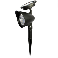 太阳能射灯户外庭院灯草坪灯超亮 防水LED投射路灯插地灯别墅灯 小号投射灯白光