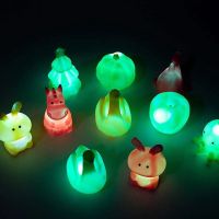 卡通七彩小夜灯 彩色发光小玩具 闪光变色led灯 地摊套圈圈[8月11日发完] 5个小夜灯随机发