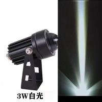 led一束光聚光射灯户外防水超亮光束灯强光远程罗马柱外墙投射灯 白光 3瓦