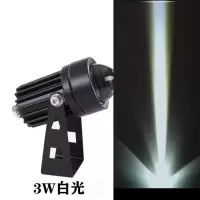 led一束光聚光射灯户外防水超亮光束灯强光远程罗马柱外墙投射灯 白光 3瓦