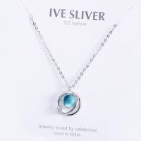 日本代购项链女韩版简约学生生日礼物女项链吊坠锁骨闺蜜情侣礼物 星球项链 [星空项链盒装]自己戴请选