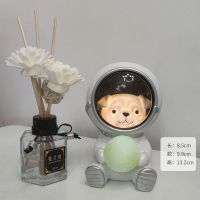 onndeer星系守护者宇航员星空动物氛围小夜灯女床头摆件生日礼物 星系守护者小夜灯-小狗