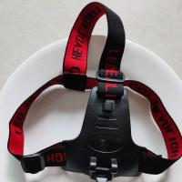 头灯带子头灯松紧带加厚配件三角板挡板头戴绳多功能矿灯带子可调 红色 只要头带