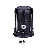 露营灯帐篷灯太阳能多功能马灯USB充电野营用品房车装备应急户外 黑色