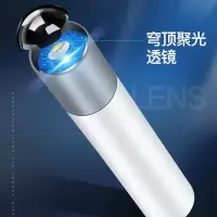 铝合金充电宝手电筒多功能小巧强光远射超亮防水可充电户外变焦 国产灯芯[35900+变焦]低级版 强光手电筒+可给手机充电
