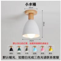 北欧进门LED吸顶灯马卡龙走廊过道灯玄关简约阳台门厅入户灯B231 B231-白色