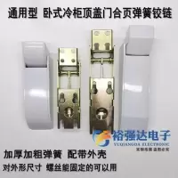 卧式顶盖门冷冰柜活动弹簧大号铰链 烘箱/冰箱门铰链冷库门锁合页 小号 冰柜铰链(不带外壳)