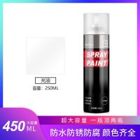 喷漆金属漆自防锈油漆家用镀铬不锈钢铁门护栏翻新漆水性白色 [250ML]小光油 一瓶装[收藏商品或关注店铺优先发货]