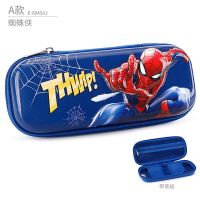 迪士尼笔袋小学生男童文具笔盒幼儿园大容量笔盒儿童多功能铅笔盒 蜘蛛侠6045A2