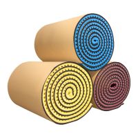 隔音棉吸音棉墙体家用卧室门窗隔音墙贴消音材料自粘KTV隔音板 2公分黑色[1平方] 装修隔音夹层款