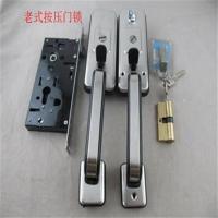 不锈钢门锁铝合金大门锁罗普斯金大门锁老式按压门锁对开门锁 单独一副面板 35-45MM
