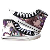 刺客伍六七之最强发型师 梅花十三 鸡大宝动漫高帮帆布鞋男女学生 伍六七之最强发型师-01 35