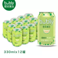 百事bubly微笑趣泡汽泡蜜柚味气泡水330ml*12罐整箱装 蜜柚味气泡水 330ml*12