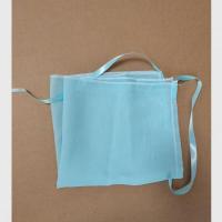 古风遮容纱雪纺长方形系带面纱防晒神器古装写真配饰蒙面巾 浅蓝