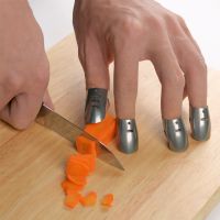 切菜护指器防切手不锈钢切菜护指器防切手护指器厨房小工具 1个大号（适用大拇指）
