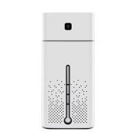 迷你加湿器家用静音大容量孕妇婴儿车载卧室办公室空气净化香薰机 七彩灯加湿器*1(珍珠白)