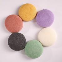 浴颜魔芋洗脸海绵洗脸扑洁面起泡球洗脸巾去角质植物纤维深层清洁 白色圆饼(1枚)