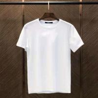 夏季新款青年男士薄款短袖T恤男学生韩版印花圆领体恤上衣男装夏 [优质面料]光板白色 [M]