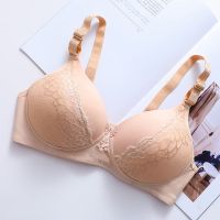薄款聚拢文胸无钢圈聚拢中老年人妈妈舒适内衣 肤色 38/85
