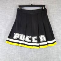 春秋新款潮流A字短裙女款秋冬时尚半身裙彩条字母百褶蓬蓬裙伞裙 26 二尺