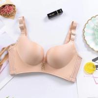 舒适无痕收副乳无钢圈性感聚拢狐狸内衣女厚薄款透气调整型文胸罩 (肤色) 32B /70AB通用