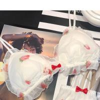 日系软妹少女心可爱萝莉大胸显小草莓内衣性感蕾丝无钢圈文胸套装 草莓网单件文胸 M(70ABC 75AB)