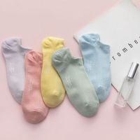 袜子女韩版短袜春夏秋季薄款船袜女学院风隐形潮袜女士学生袜ins 01款5双