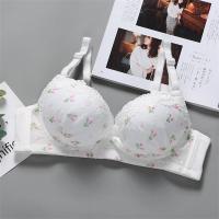 文胸套装内衣内裤少女无钢圈初高中学生青春发育期胸衣薄款小胸罩 741款白色(单件) 32/70