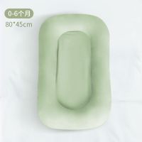 便携枕床中床新生婴儿床宝宝安全感防吐奶侧翻子宫床睡觉神器夏季 [0-6个月]纯棉不可拆洗-湖水绿