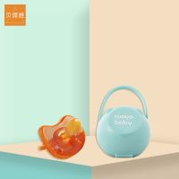 贝儒雅婴儿安抚奶嘴安睡型超软初新生儿宝宝硅胶安慰神器哄娃奶嘴 咖啡色奶嘴+盒子 适合0-6个月