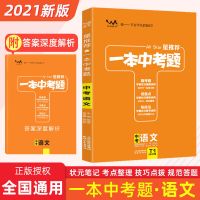 2021版一本中考题数学物理化学生物地理英语历史一本高考题总复习 (一本中考题)初中 政治