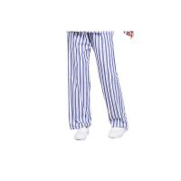 护理服病人服装女病员服睡衣病号服长袖竖条纹长款医院患者住院服 蓝白条长裤 S