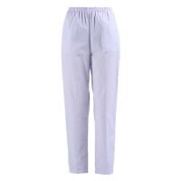 春夏秋冬四季白粉蓝三色薄款厚款松紧腰护士裤医护裤工作裤护士服 白色无兜厚 S