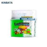 日本kinbata冰箱除味剂家用保鲜空气净化臭氧除异味冰箱除臭盒 绿茶味