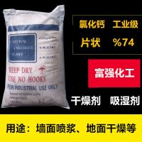 氯化钙工业级片状球状无水二水喷浆拉毛干燥剂吸湿剂融雪剂制冷剂 片状74% 2公斤样品装