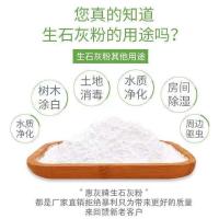 生石灰粉刷树防潮防霉干燥剂除湿消毒杀菌驱虫净化水质白灰块 小包 5斤 生石灰 粉 广东 江西 福建 天津