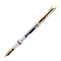 [3支装]78G透明示范钢笔彩墨学生用练字换墨囊大容量笔杆储墨 钢笔1支(无赠品) EF0.38mm(附吸墨器+滴管)