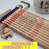 批发小树苗三角铅笔S3030智慧三棱木杆铅笔三棱正姿易握 2盒(24支)