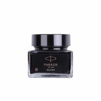 parker派克钢笔黑色墨水迷你装彩色墨水速干非碳素不堵笔学生 黑色