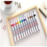 中柏油漆笔SP-110白色记号笔轮胎笔签字笔油性笔相册涂鸦笔 黑色 油漆笔12支一盒