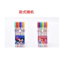 [48色套装]米奇公主闪光笔DIY涂色笔亮晶晶荧光笔闪光笔涂鸦笔 6色闪光笔