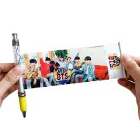 BTS 防弹少年团周边按动拉拉笔 中性笔 Blackpink学生文具圆珠笔 bts 1